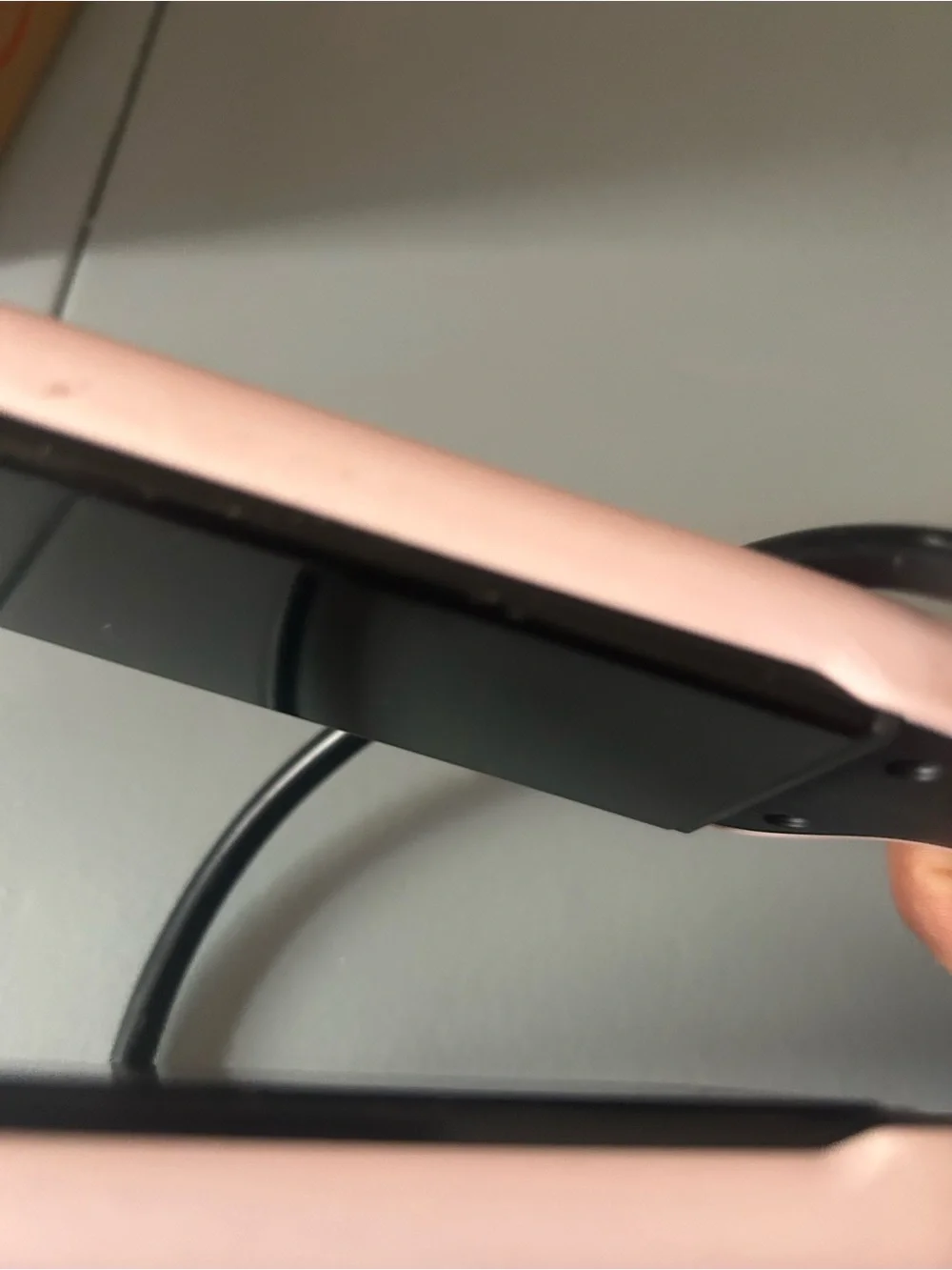 Pink Ceramic Hair flat iron Smooth Finish